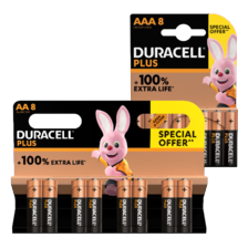 Duracell Plus AA of AAA